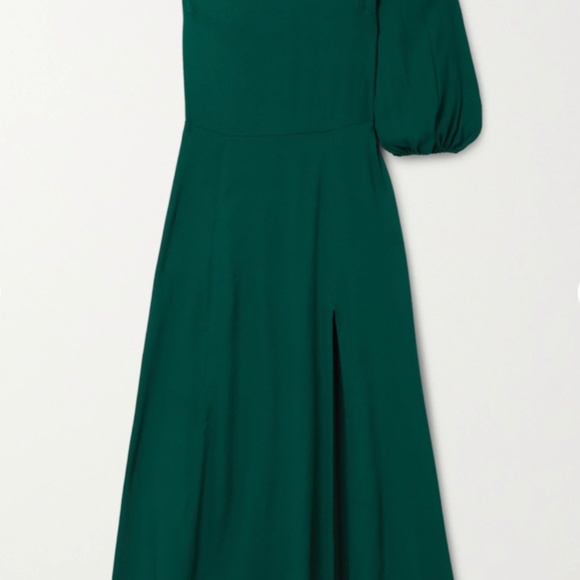 REFORMATION-  Lawrence one-shoulder crepe midi dress - Picture 3 of 8